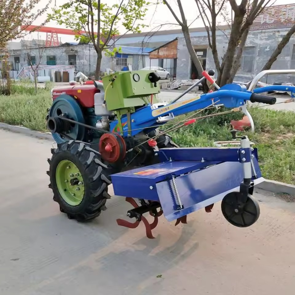 8HP–14HP Diesel Engine Two-Wheel Farm Hand-Held Tractor (Mini Walk-Behind Tractor)