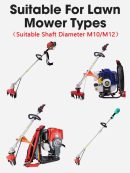 2-in-1 Weeding Wheel Head – Grass Remover Tool Attachment