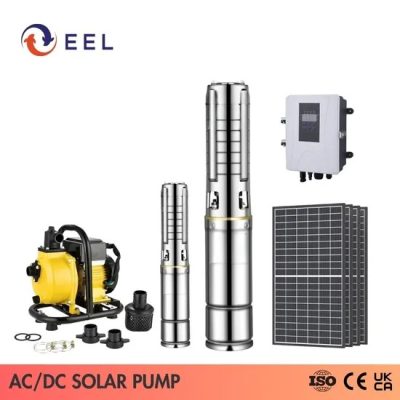 EEL 3-Inch DC 72V Stainless Steel Borehole Solar Screw Pump Submersible Water Pump for Irrigation